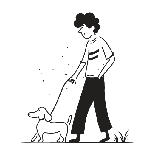 Man With Dog