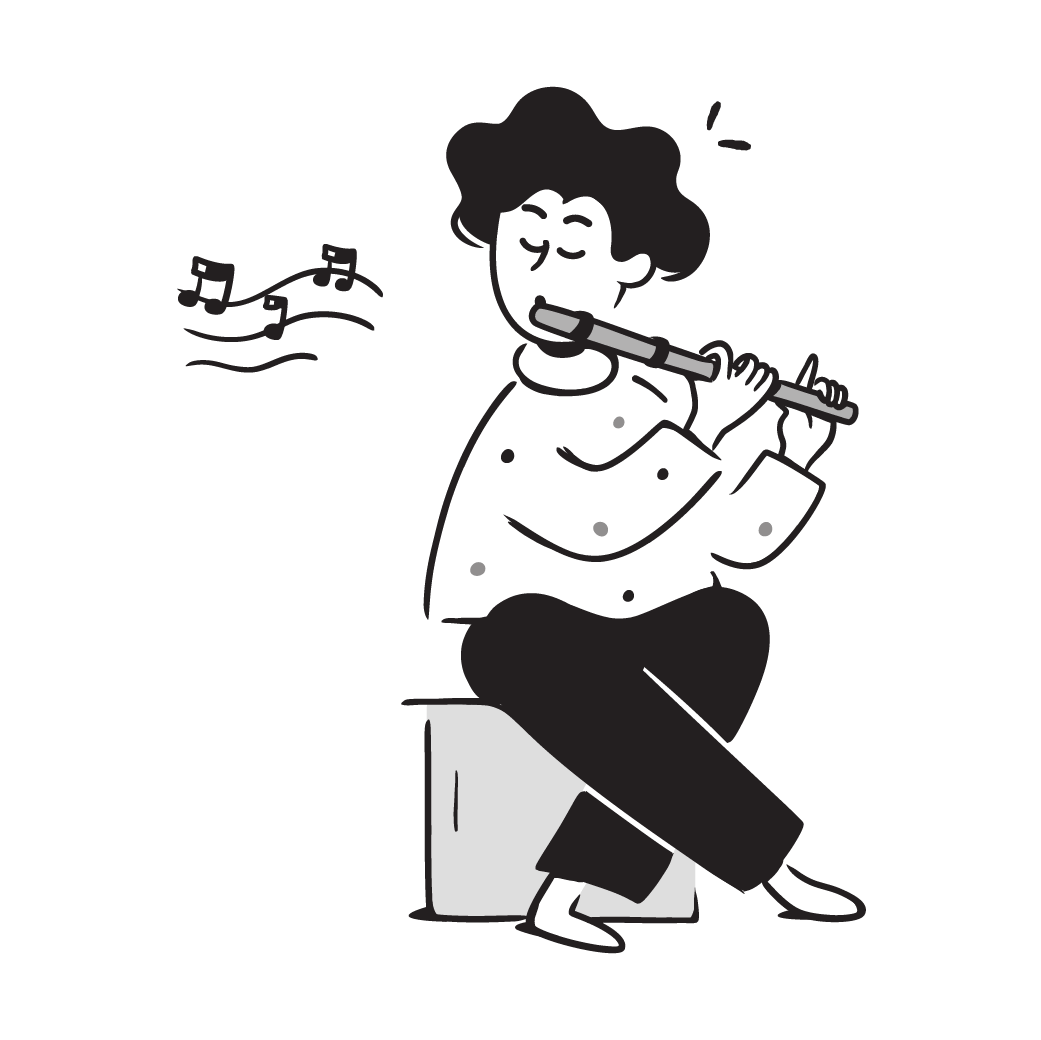 Playing The Flute